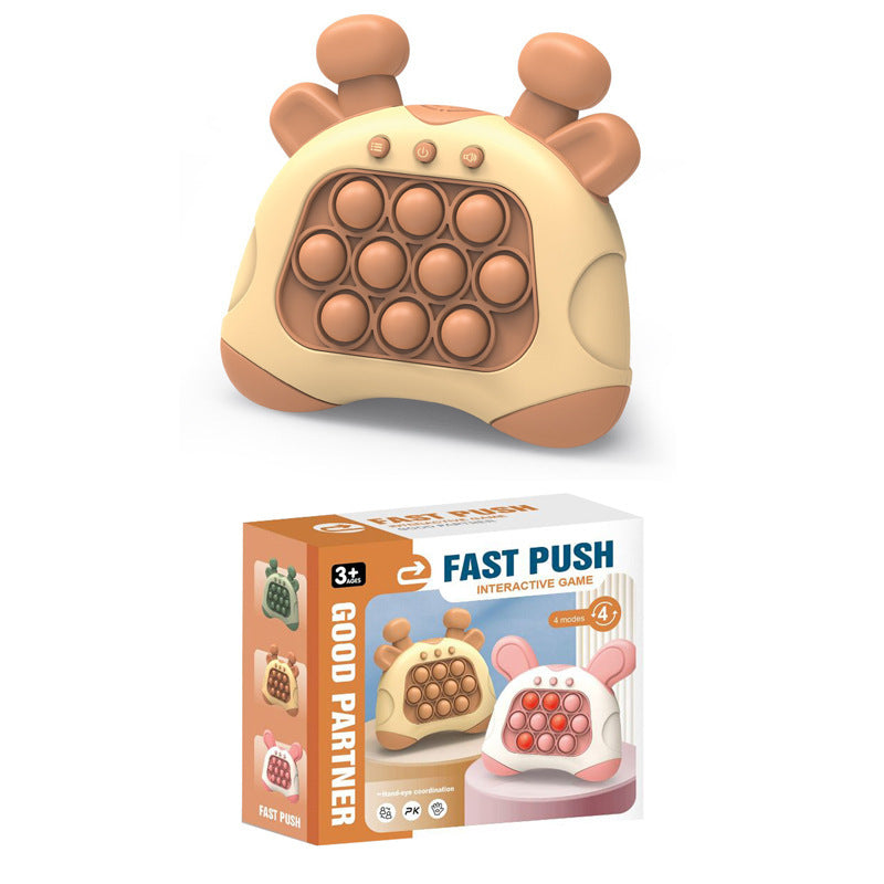 Fast Push Interactive Game Toy for Kids | Electronic Pop Bubble Fidget | Educational & Stress Relief Toy