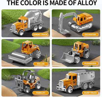 Kids Large Transport Truck Toy Set – Construction / Fire / Racing Cars with Play Mat