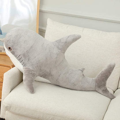 Cute Shark Plush Toy Pillow | Realistic Soft Shark Stuffed Animal | Sofa Cushion & Birthday Gift for Kids