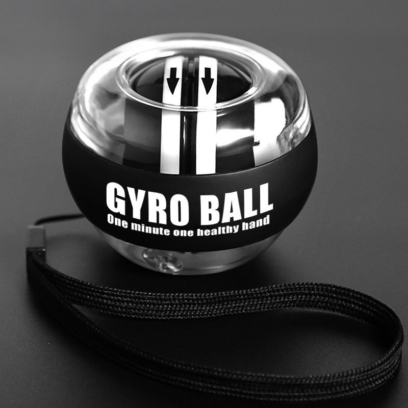 Gyro Ball Wrist Exerciser – Auto Start Powerball for Hand Strength & Stress Relief | Single Pack | Red/Blue/Black
