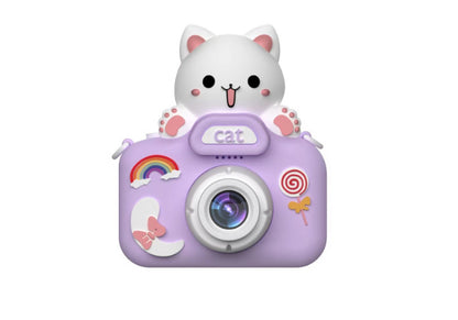【Kids Digital Camera with Silicone Case】48MP Photo & 1080P Video | Cute Cartoon Design | Gift Set 📸🎁