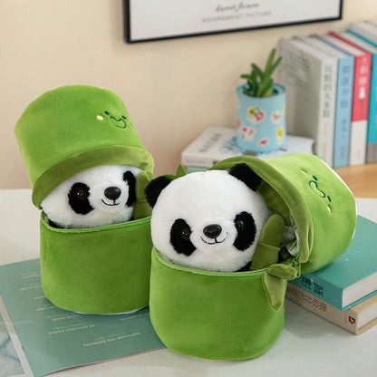 Bamboo Hug Panda Convertible Plush Toy & Pillow