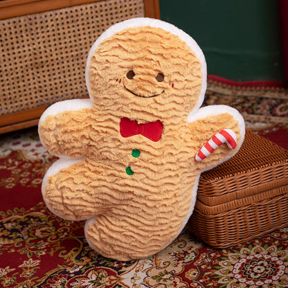 Christmas Plush Toy Collection｜Gingerbread Man, Christmas Tree & Gift Box Pillows