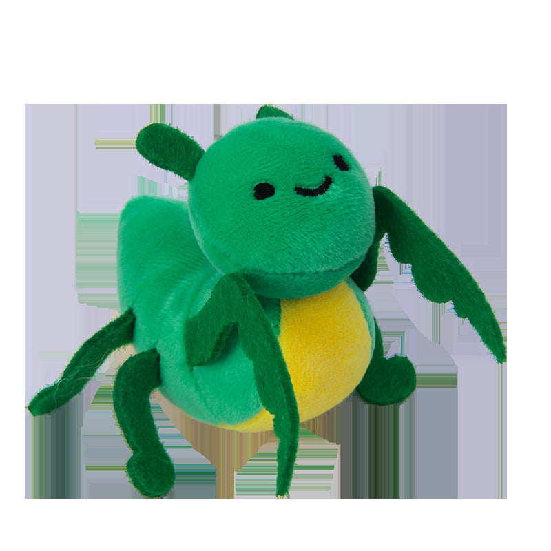 Cute Insect Plush Toys 4 Inch Small Ladybug Bee Moth Butterfly Mantis Beetle Stuffed Keychains Soft Cuddly Insect Plushies for Birthday Party Supplies Classroom Prizes Animal Collections