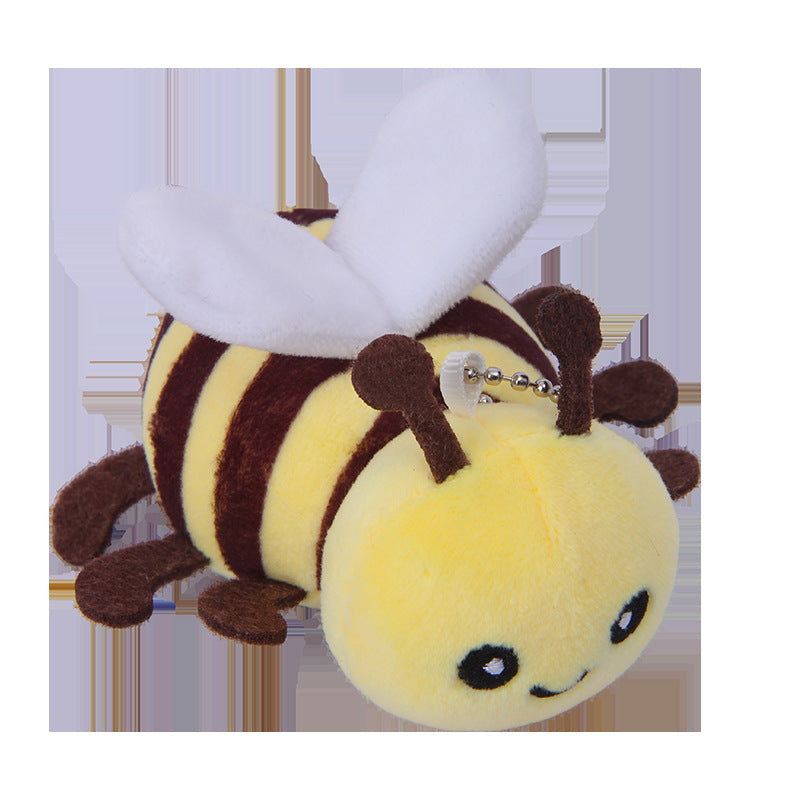 Cute Insect Plush Toys 4 Inch Small Ladybug Bee Moth Butterfly Mantis Beetle Stuffed Keychains Soft Cuddly Insect Plushies for Birthday Party Supplies Classroom Prizes Animal Collections