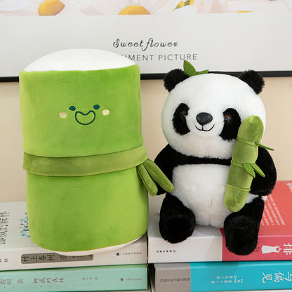 Bamboo Hug Panda Convertible Plush Toy & Pillow