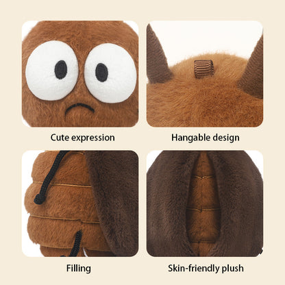 Funny Cockroach Plush Toy – Cute & Soft Bug Stuffed Animal