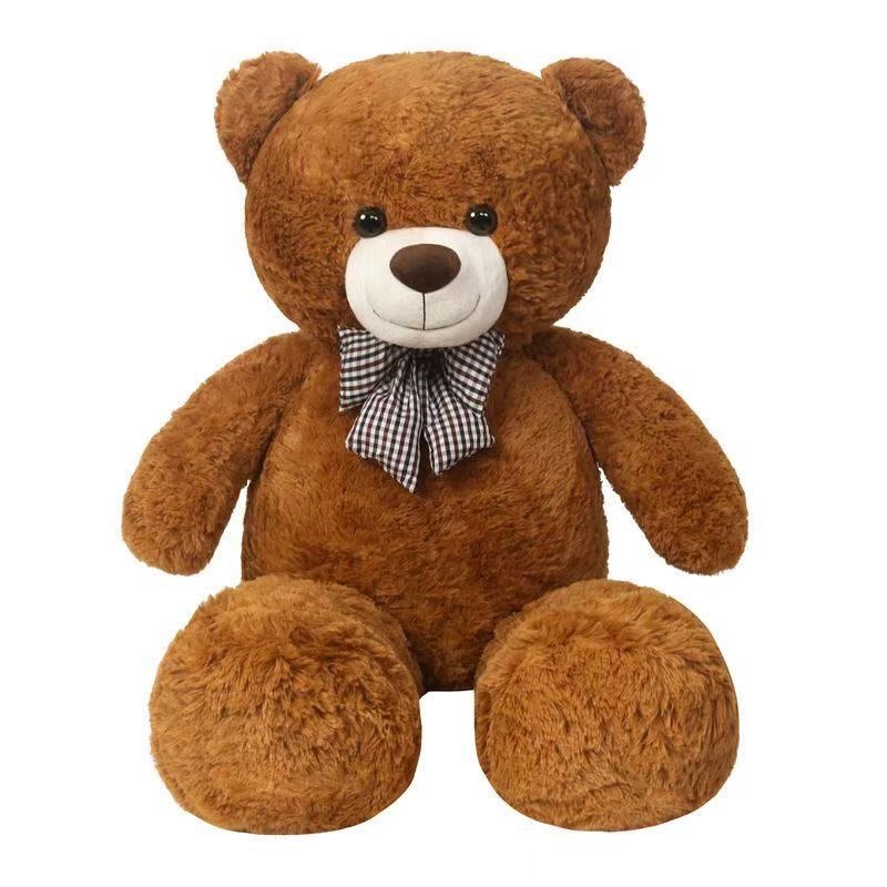 Jumbo Teddy Bear Plush – Life-Size Huggable Stuffed Animal for Kids & Loved Ones