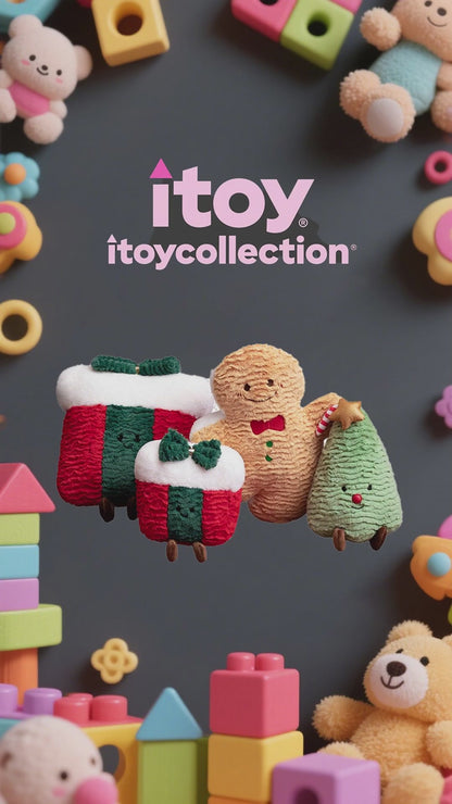 Christmas Plush Toy Collection｜Gingerbread Man, Christmas Tree & Gift Box Pillows